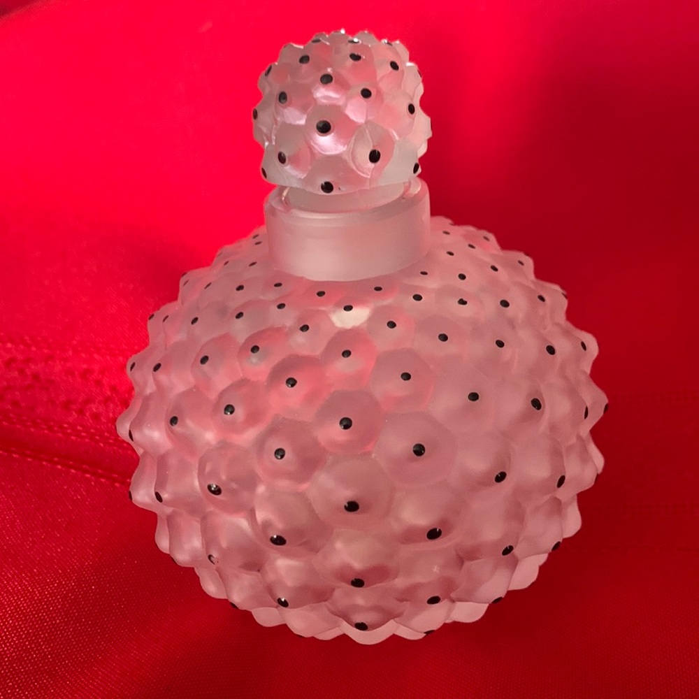 Lalique CACTUS perfume bottle… signed and has original sticker on the bottom